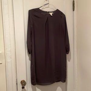 H&M Gray Mini Shift Dress